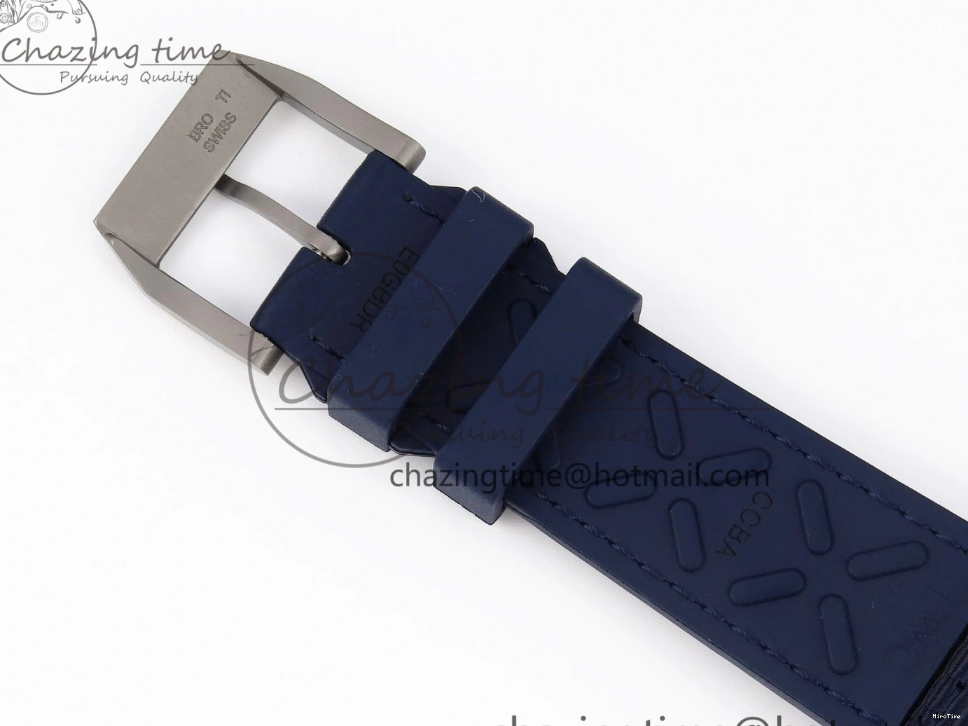 MIROTIME 0418 Original Pilot’s Watch Laureus Blue Ceramic IW328101 ZF 1:1 Best Edition on Blue Nylon Strap A 7027